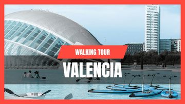 This is a thumbnail for the video: Walking tour  Valencia  |  Spain [4K]