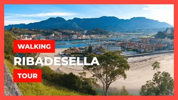 This is a thumbnail for the video: Walking Ribadesella ❤️ North Coast of Spain | Asturias Travel Vlog [4K]