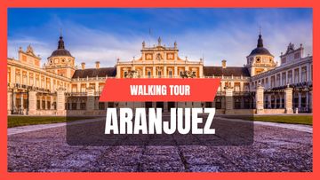 This is a thumbnail for the video: Walking tour Aranjuez  |  Spain [4K]