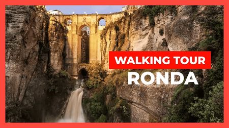 This is a thumbnail for the video: Walking tour  Ronda  |  Spain [4K]