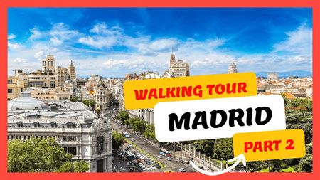 This is a thumbnail for the video: Discover Madrid&#39;s Best-Kept Secrets: An Epic Walking Tour Through its Central Districts