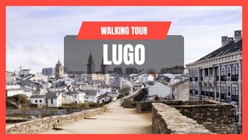 This is a thumbnail for the video: Walking tour Lugo ❤️ North of Spain | Spain Travel Vlog [4K]