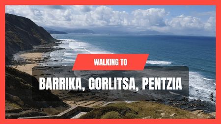 This is a thumbnail for the video: Walking to Barrika, Gorlitsa, Pentzia | North of Spain [4K]
